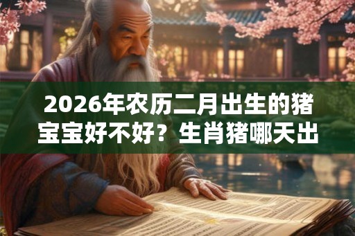 2026年农历二月出生的猪宝宝好不好？生肖猪哪天出生好？