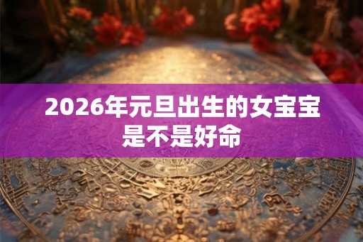 2026年元旦出生的女宝宝是不是好命