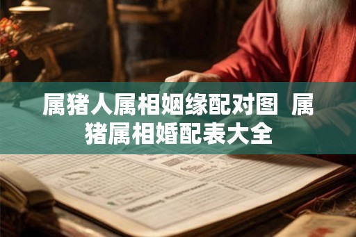 属猪人属相姻缘配对图  属猪属相婚配表大全