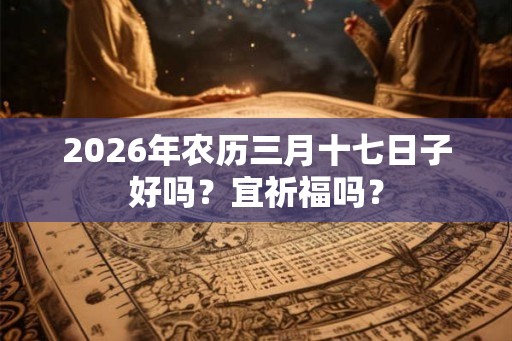 2026年农历三月十七日子好吗？宜祈福吗？
