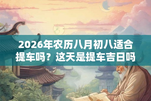2026年农历八月初八适合提车吗?这天是提车吉日吗 2026年农历八月初八适合提车吗?这天是提车吉日吗