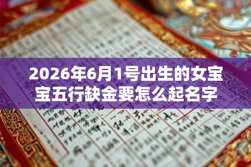 2026年6月1号出生的女宝宝五行缺金要怎么起名字 2026年6月1号出生的女宝宝五行缺金要怎么起名字