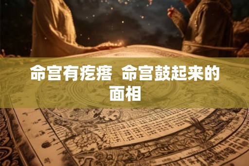 命宫有疙瘩  命宫鼓起来的面相