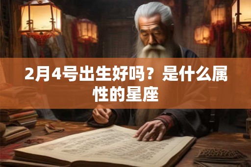 2月4号出生好吗？是什么属性的星座