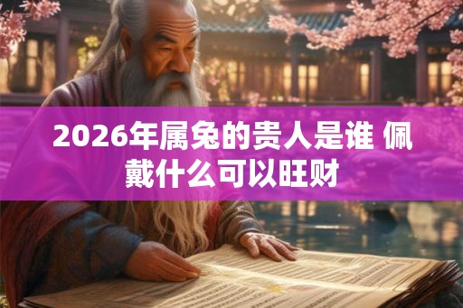 2026年属兔的贵人是谁 佩戴什么可以旺财