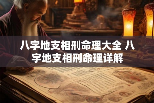 八字地支相刑命理大全 八字地支相刑命理详解