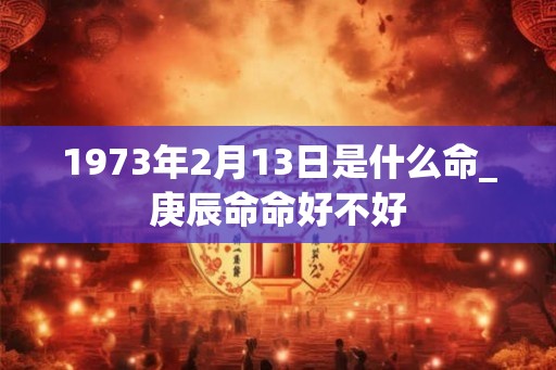 1973年2月13日是什么命_庚辰命命好不好