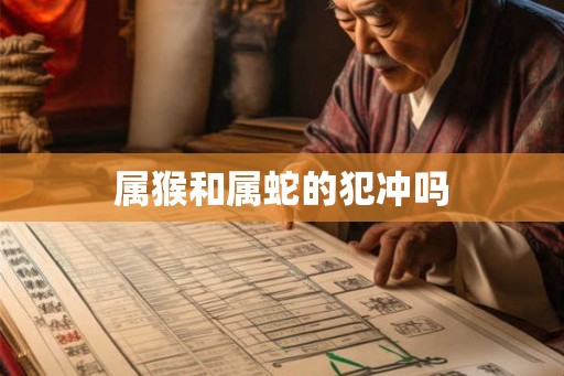 属猴和属蛇的犯冲吗
