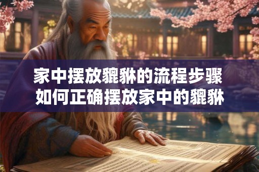 家中摆放貔貅的流程步骤 如何正确摆放家中的貔貅