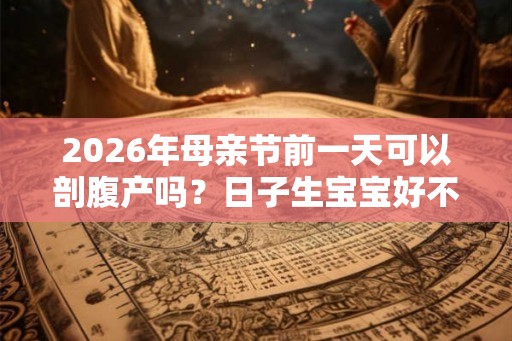 2026年母亲节前一天可以剖腹产吗？日子生宝宝好不好？