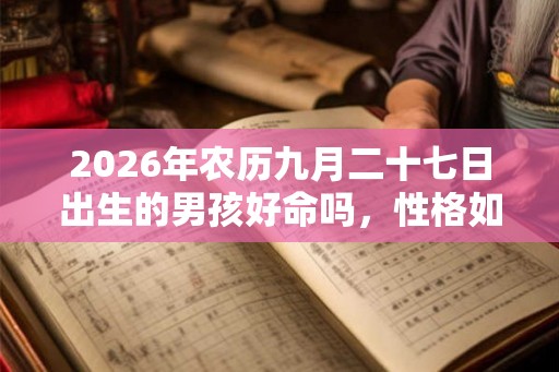 2026年农历九月二十七日出生的男孩好命吗，性格如何？