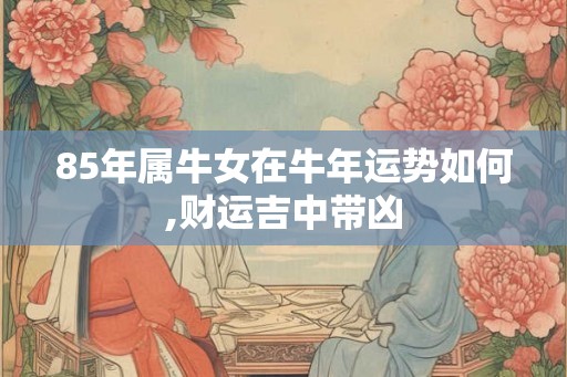 85年属牛女在牛年运势如何,财运吉中带凶