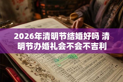 2026年清明节结婚好吗 清明节办婚礼会不会不吉利