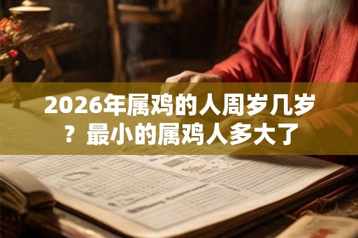 2026年属鸡的人周岁几岁?最小的属鸡人多大了 2026年属鸡的人周岁几岁?最小的属鸡人多大了
