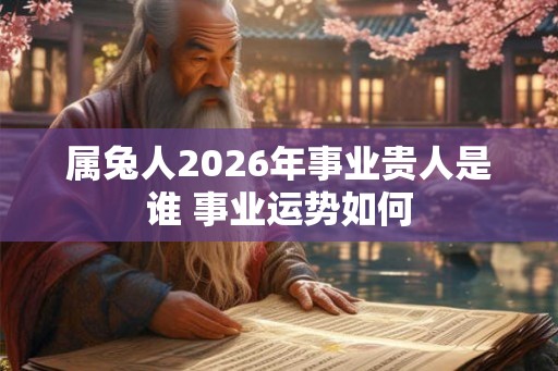 属兔人2026年事业贵人是谁 事业运势如何