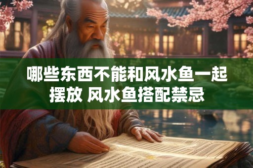 哪些东西不能和风水鱼一起摆放 风水鱼搭配禁忌