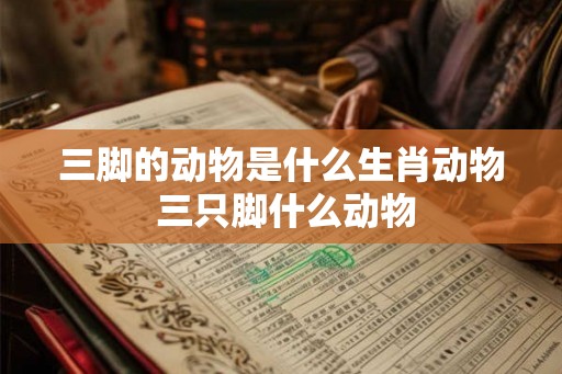 三脚的动物是什么生肖动物 三只脚什么动物
