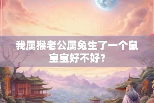 我属猴老公属兔生了一个鼠宝宝好不好？