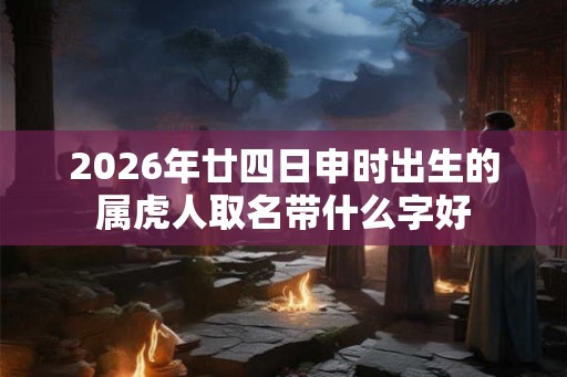 2026年廿四日申时出生的属虎人取名带什么字好 2026年廿四日申时出生的属虎人取名带什么字好