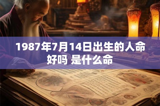 1987年7月14日出生的人命好吗 是什么命 1987年7月14日出生的人命好吗 是什么命
