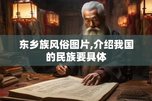 东乡族风俗图片,介绍我国的民族要具体 东乡族风俗图片,介绍我国的民族要具体