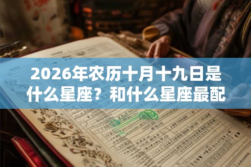 2026年农历十月十九日是什么星座？和什么星座最配？