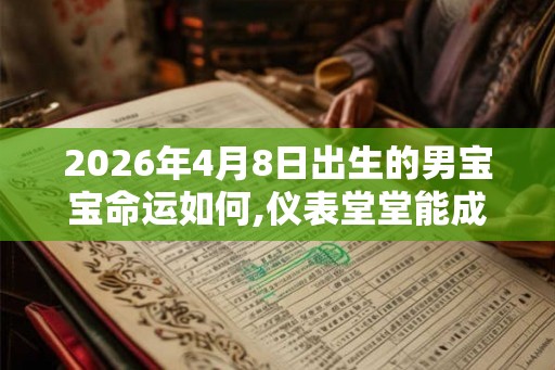 2026年4月8日出生的男宝宝命运如何,仪表堂堂能成大器