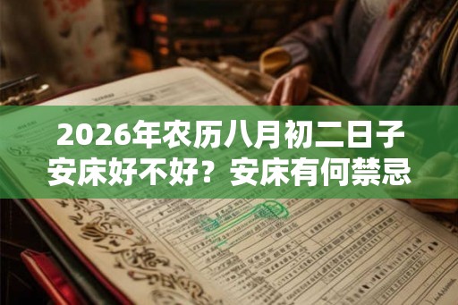 2026年农历八月初二日子安床好不好?安床有何禁忌? 2026年农历八月初二日子安床好不好?安床有何禁忌?