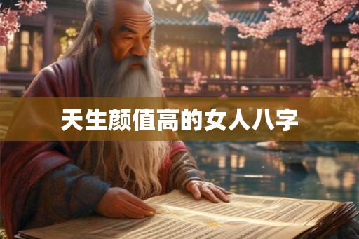 天生颜值高的女人八字