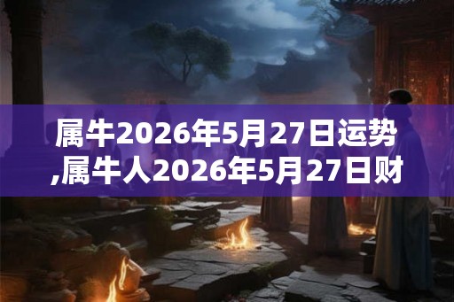 属牛2026年5月27日运势,属牛人2026年5月27日财运,生肖牛2026年5月27日运势 属牛2026年5月27日运势,属牛人2026年5月27日财运,生肖牛2026年5月27日运势
