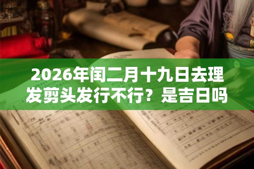 2026年闰二月十九日去理发剪头发行不行？是吉日吗