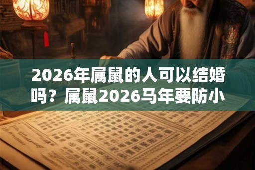 2026年属鼠的人可以结婚吗？属鼠2026马年要防小人吗？