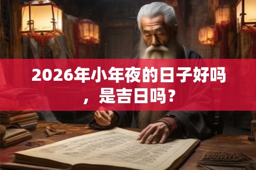 2026年小年夜的日子好吗，是吉日吗？