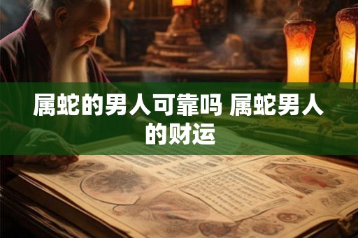 属蛇的男人可靠吗 属蛇男人的财运