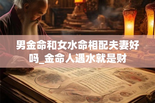 男金命和女水命相配夫妻好吗_金命人遇水就是财