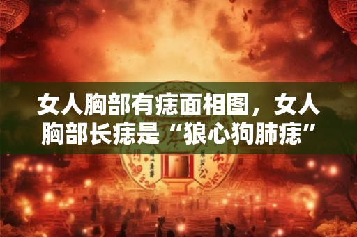 女人胸部有痣面相图，女人胸部长痣是“狼心狗肺痣”吗？