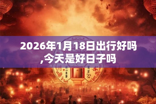2026年1月18日出行好吗,今天是好日子吗