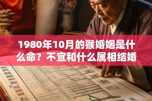 1980年10月的猴婚姻是什么命?不宜和什么属相结婚? 1980年10月的猴婚姻是什么命?不宜和什么属相结婚?