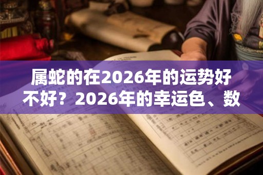 属蛇的在2026年的运势好不好？2026年的幸运色、数字和方位