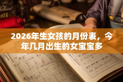 2026年生女孩的月份表，今年几月出生的女宝宝多