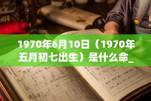 1970年6月10日（1970年五月初七出生）是什么命_命运如何