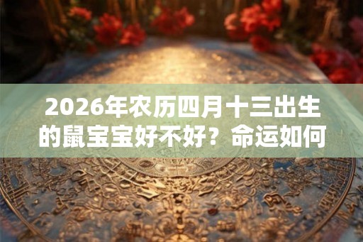 2026年农历四月十三出生的鼠宝宝好不好？命运如何？
