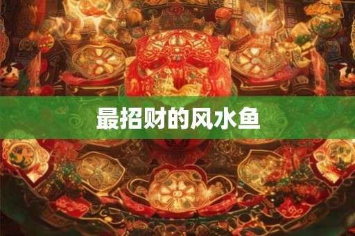 最招财的风水鱼