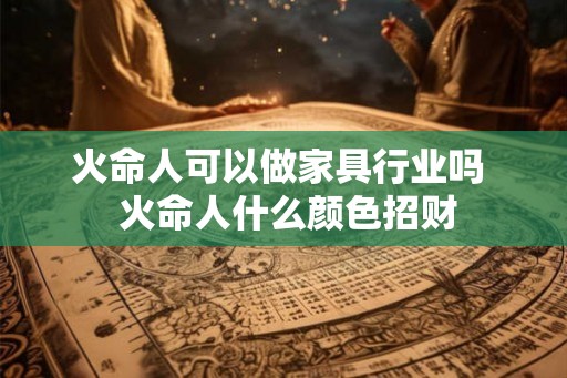 火命人可以做家具行业吗  火命人什么颜色招财