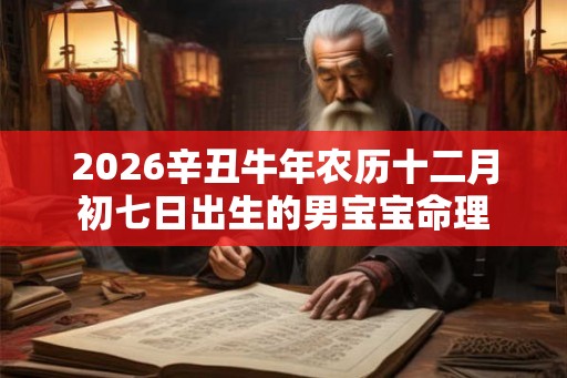 2026辛丑牛年农历十二月初七日出生的男宝宝命理