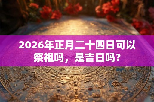 2026年正月二十四日可以祭祖吗,是吉日吗? 2026年正月二十四日可以祭祖吗,是吉日吗?