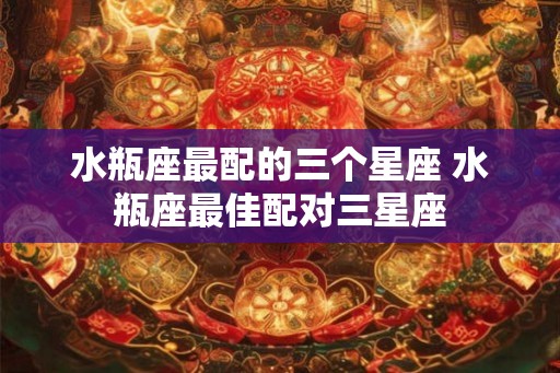 水瓶座最配的三个星座 水瓶座最佳配对三星座