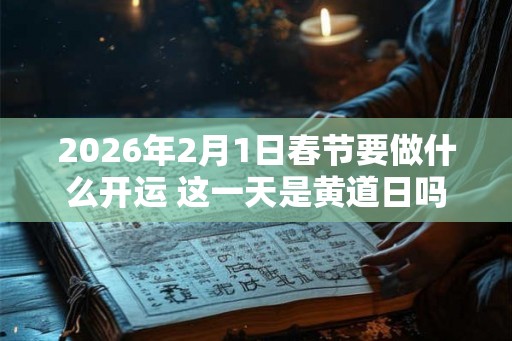 2026年2月1日春节要做什么开运 这一天是黄道日吗