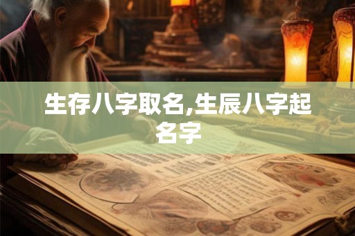 生存八字取名,生辰八字起名字