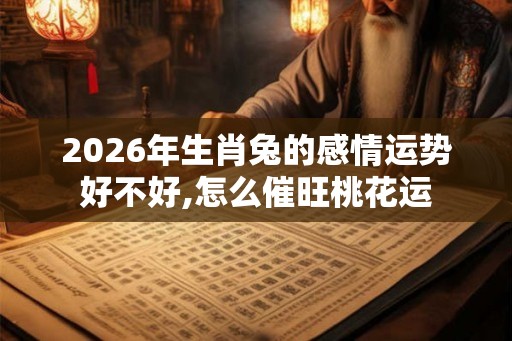 2026年生肖兔的感情运势好不好,怎么催旺桃花运